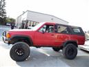 1989 TOYOTA 4RUNNER DLX RED 3.4L MT 4WD Z17870